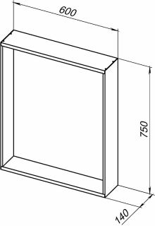 Зеркало Allen Brau Reality 1.32016.02 с подсветкой Серебро браш
